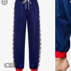 NWOT GUCCI GG Logo Stripe Tracksuit Pants